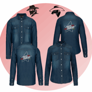 Chemise "Forever Country" Jean